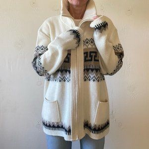 Vintage Zip Cardigan